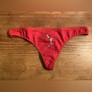X-Mas 🎁 (Christmas) Retro Red Thong (NWOT)😍